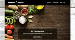 Desktop Screenshot of ingredientshealthfood.com