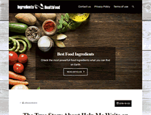 Tablet Screenshot of ingredientshealthfood.com